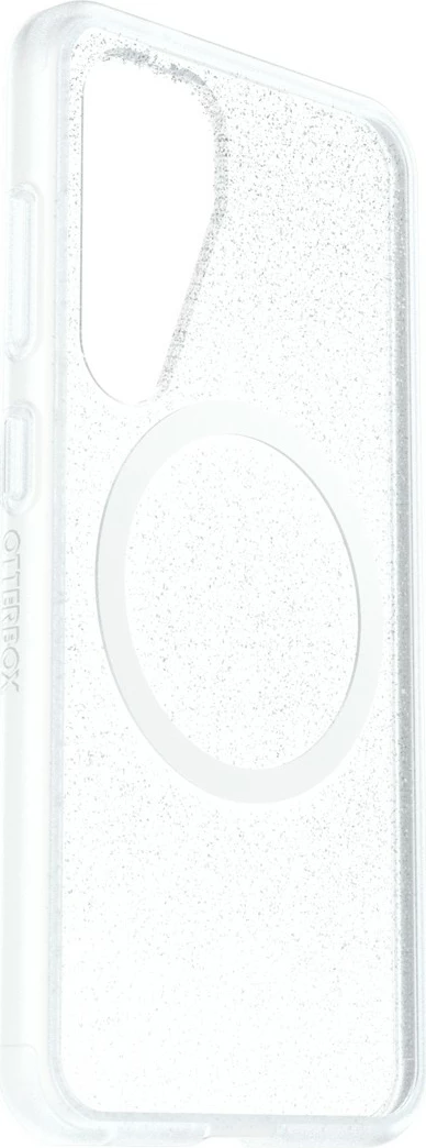 Tanek magnetni ovitek za Galaxy S25, Samsung Otterbox React, črn/prosojen