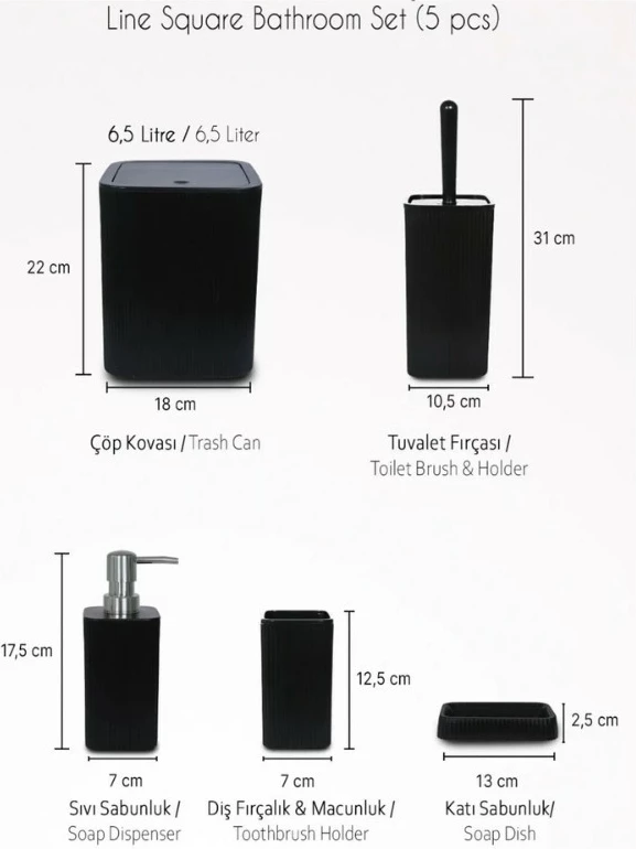 Komplet kopalniških dodatkov 5-delni, Mijölnir PZR-059, črn