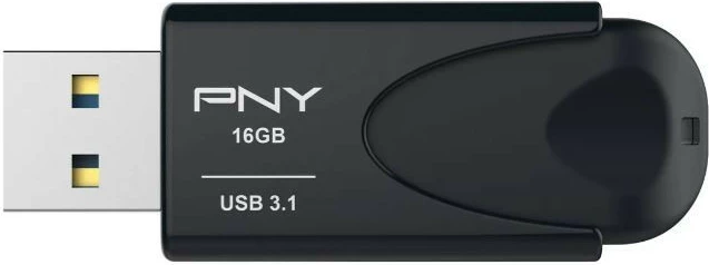 USB ključ 16 GB, USB 3.1, črn, PNY Attaché 4