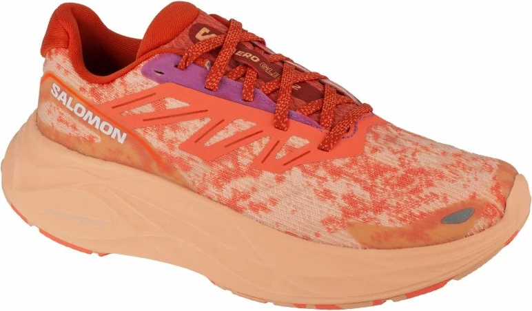 Tekstilno-sintetične tekaške superge Salomon Aero Glide 2, rožnate