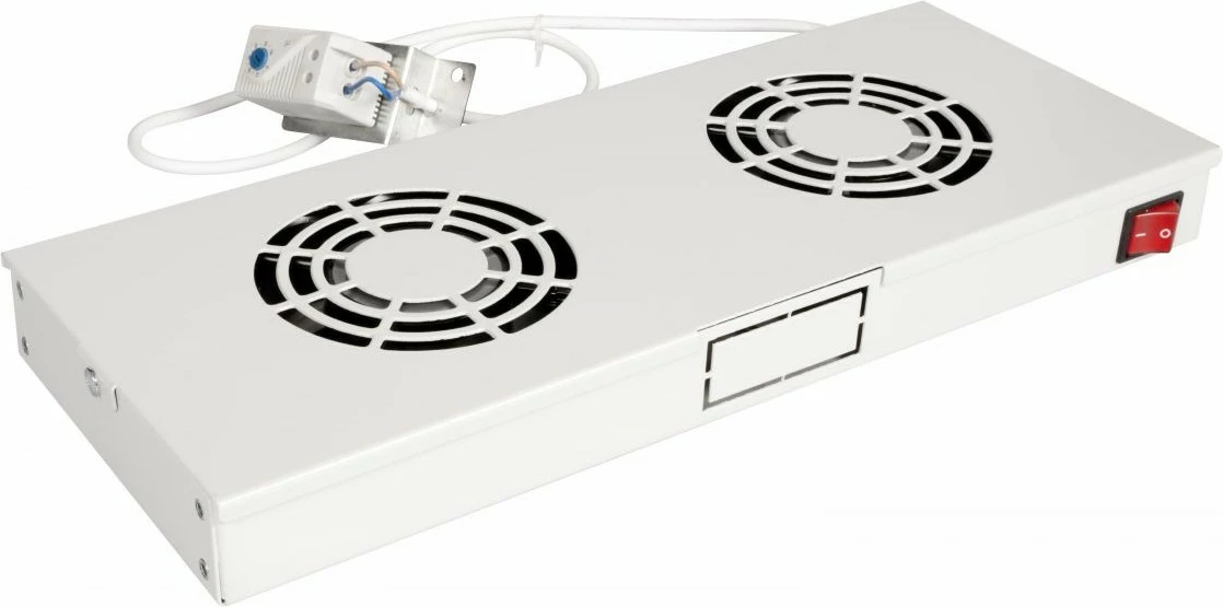 Ventilator za rack, 19 inch 1U, 2x12 cm, siva - EQUIP