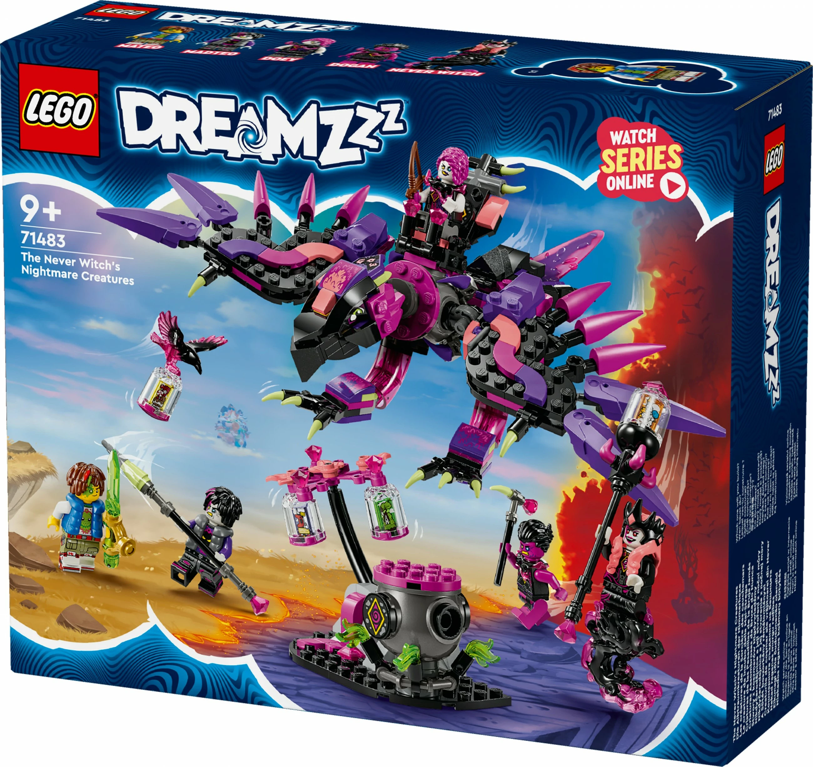 Gradbeni komplet LEGO DREAMZzz 71483, 457 kosov, večbarven