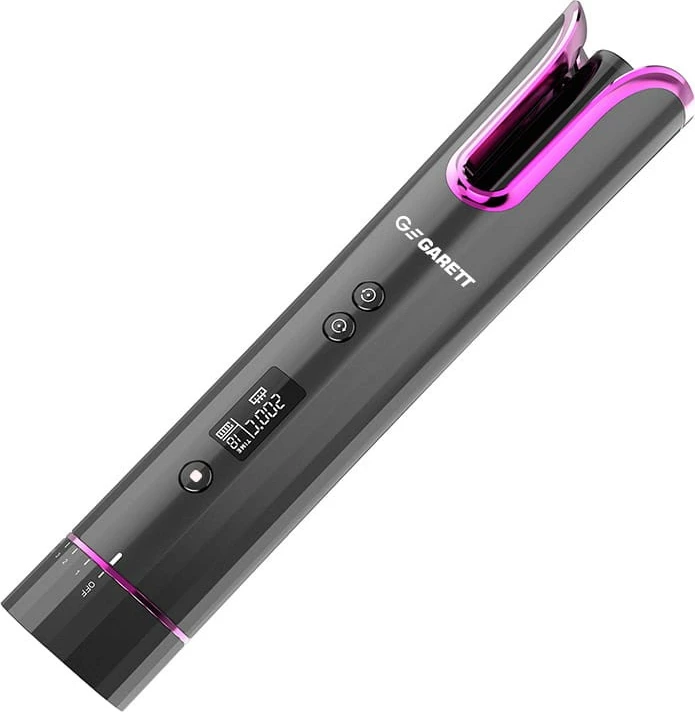 Brezžična samodejna lokovalka Garett Beauty Curly, siva