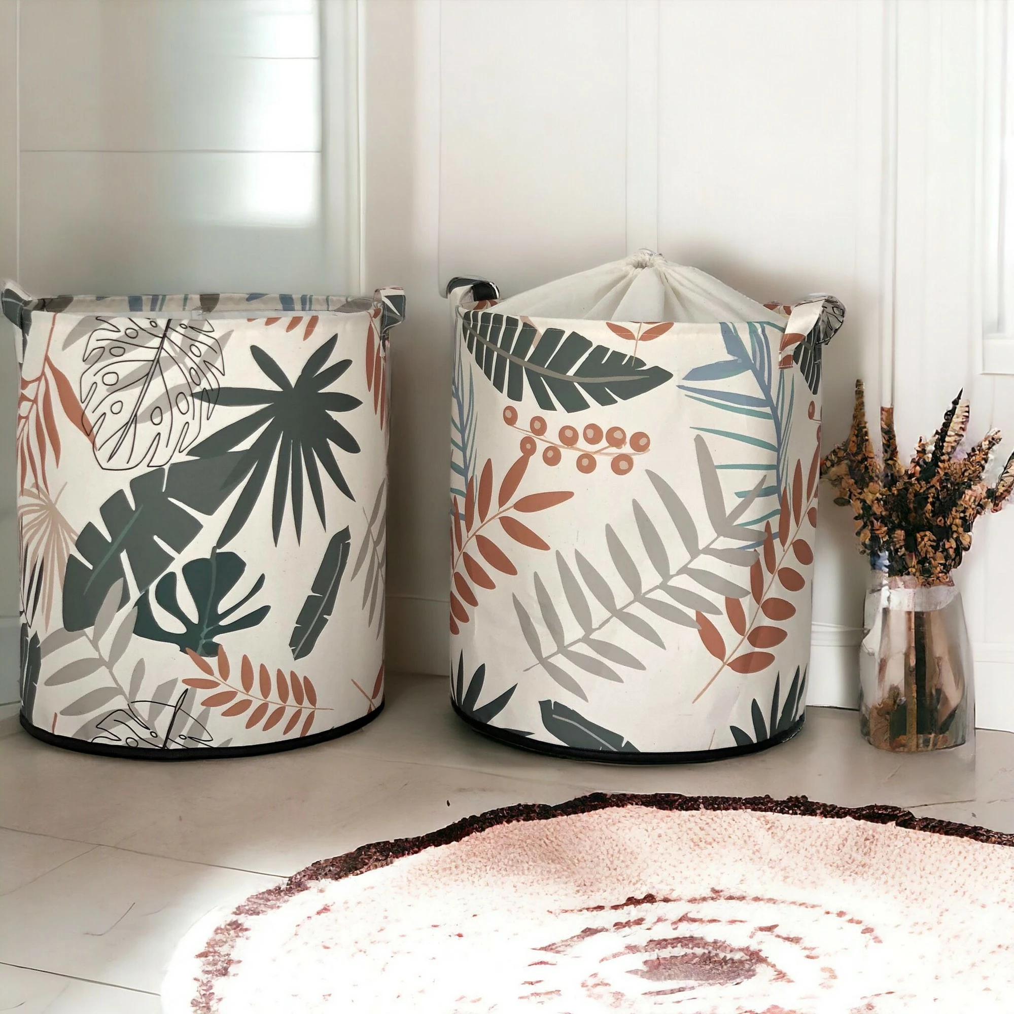 Set košar iz blaga, 2 kos, Aberto Design, YLC470