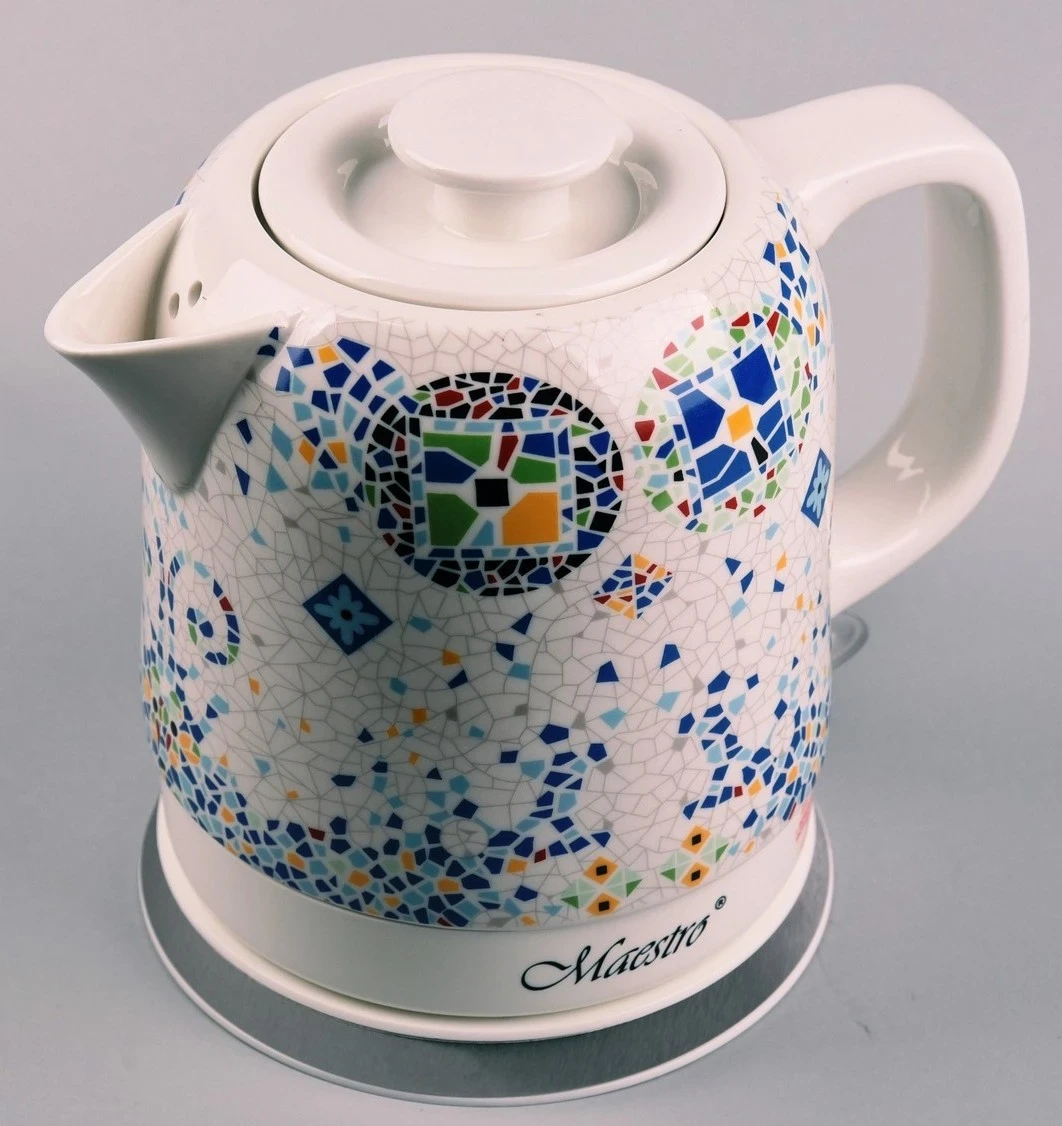 Električni čajnik 1,5 L, 1200 W, moder Maestro MR-068