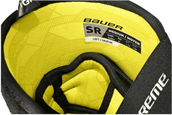 Zaščita za komolce za hokej Bauer, unisex, črna