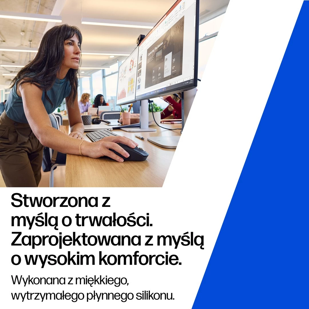 Brezžični miš, polnilna, 8 gumbov, Bluetooth 5.2, USB Type-C, črn — HP 700