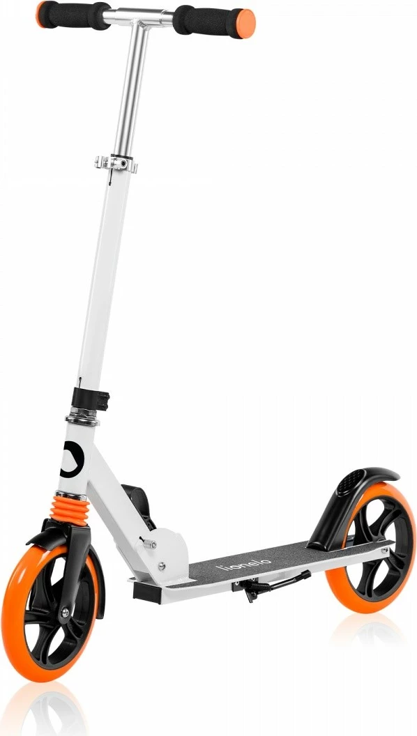 Trotinet za otroke in odrasle Lionelo Luca 51334, bel/oranžen