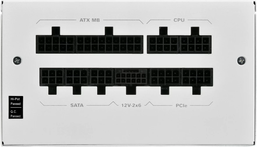 Napajalnik 1000 W, popolnoma modularen, bel, Sharkoon Rebel P20 1000