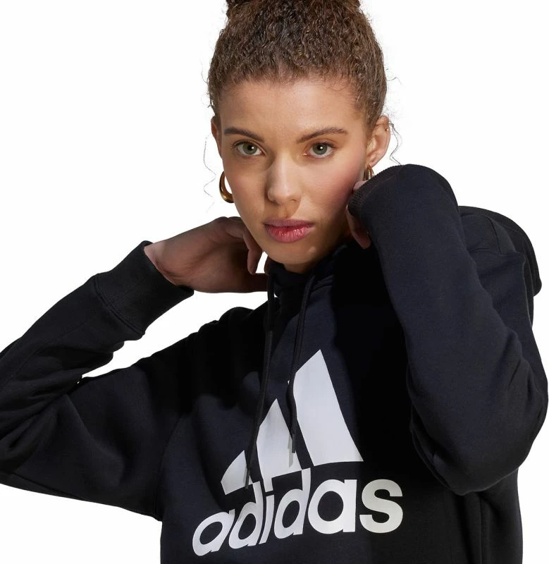Duks Essentials Big Logo, adidas, ženski, črn