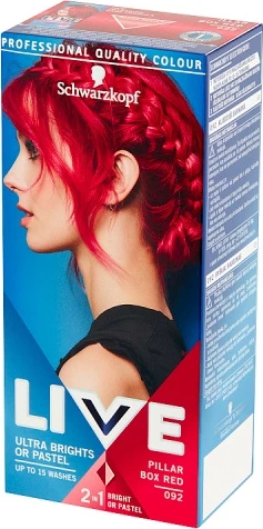 Svetlo rdeča barva za lase Schwarzkopf Live Ultra Brights or Pastel 092 za ženske