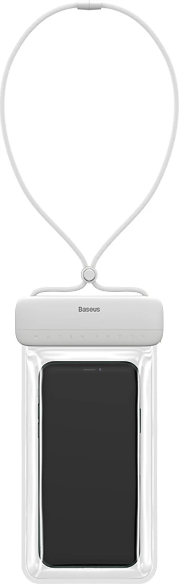 Ovitek za telefon Baseus AquaGlide BS-PC029 za pametni telefon, IPX8, s Slide Lock, bel