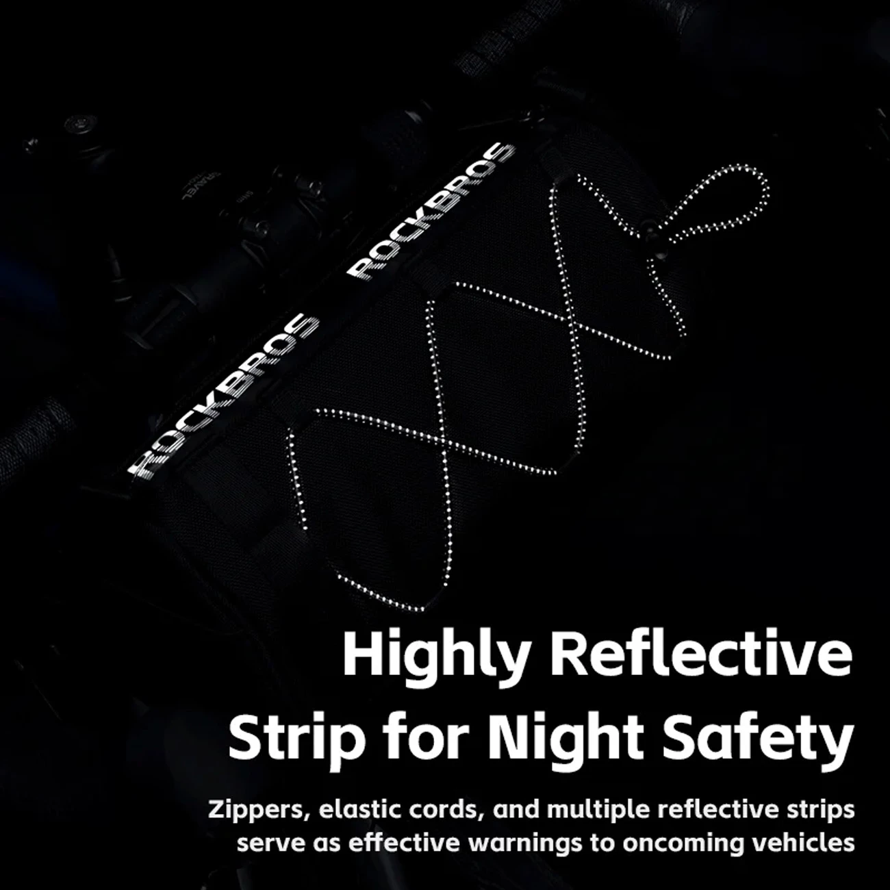 Torbica za krmilo za kolo Rockbros 30110030001, 1,5 L, črna