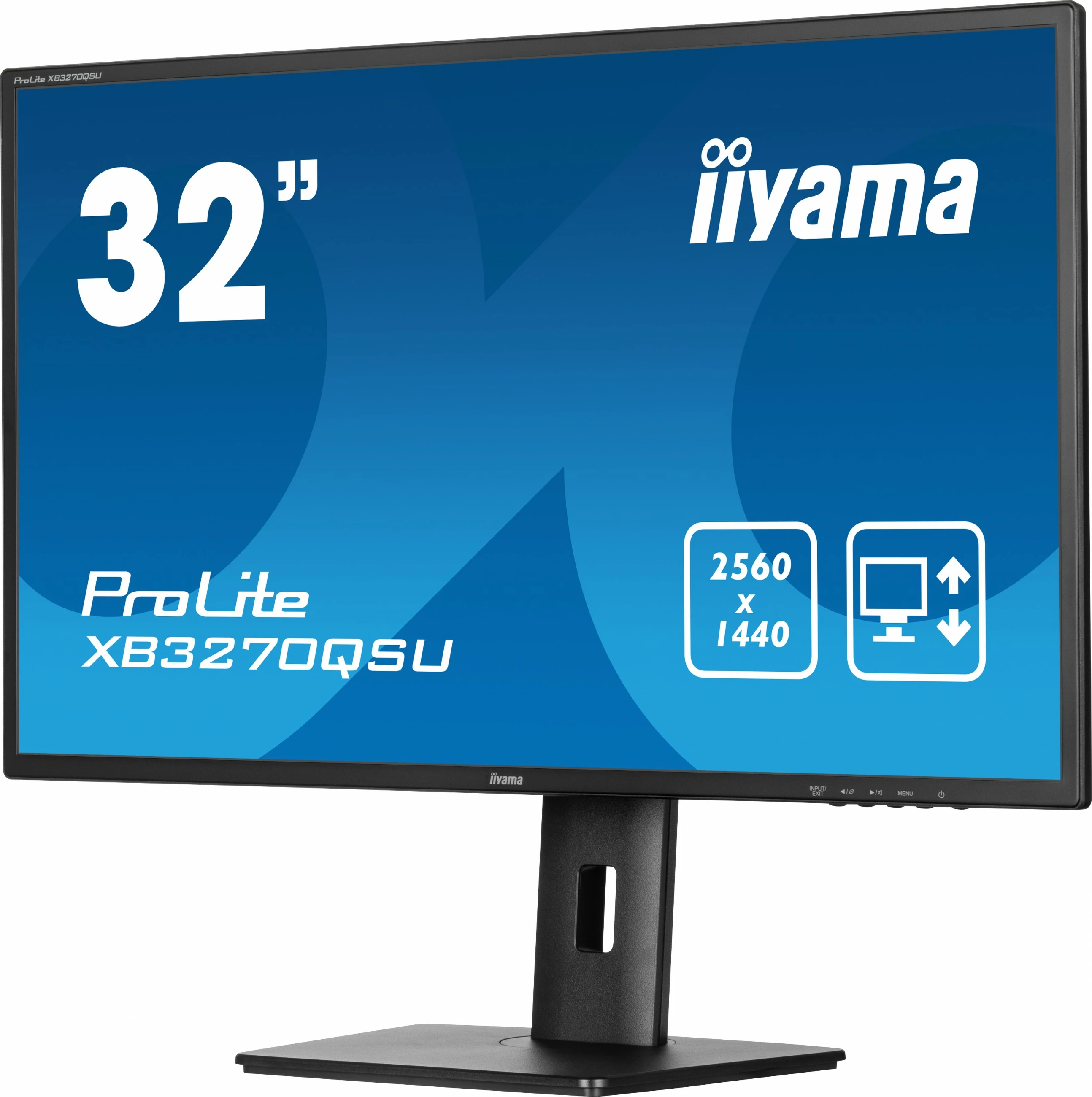 Monitor 32" Wide Quad HD (2560 x 1440) iiyama ProLite XB3270QSU-B1, LED, črn