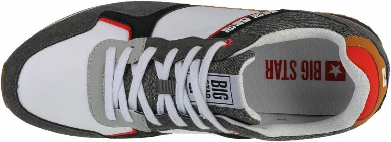 Superge za moške Big Star, bele in sive