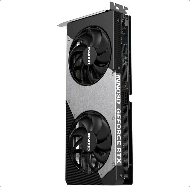 Grafična kartica INNO3D GeForce RTX 5060 Ti TWIN X2, 16 GB, siva