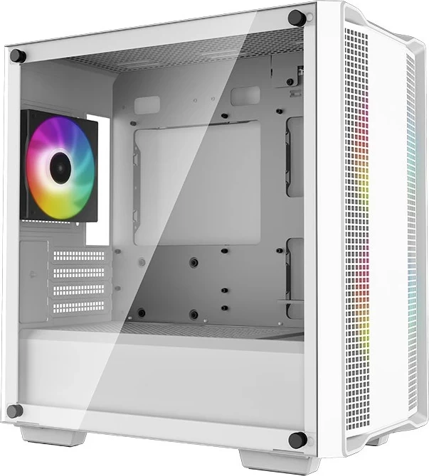 Mini Tower z ARGB osvetlitvijo DEEPCOOL CC360 WH, bela