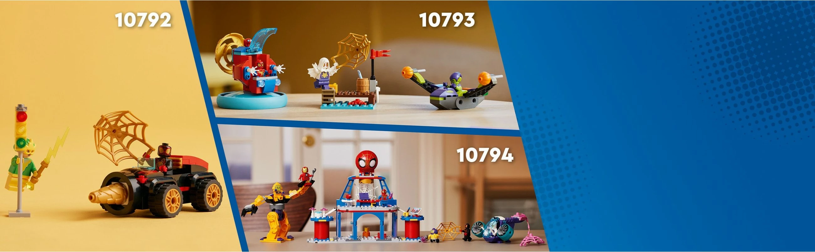 Igrača za sestavljanje Spidey Team Headquarters LEGO Marvel 10794, set za otroke