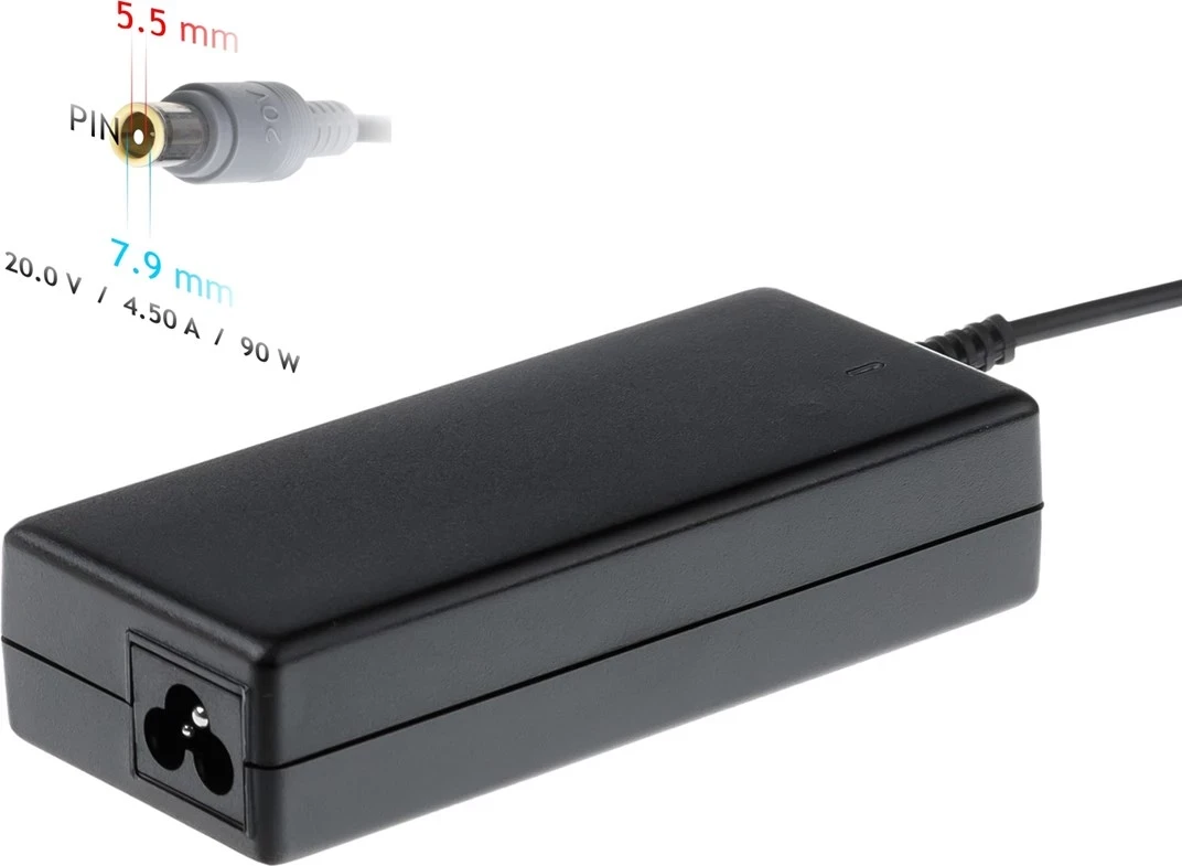 Notranji polnilnik Akyga AK-ND-18, 90 W, črn