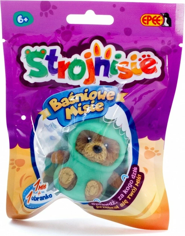 Akcijska figura iz zbirke Strojnisie Fairy Tale Bears Epee, 1 medvedek, 1 kostum, Žabji kralj