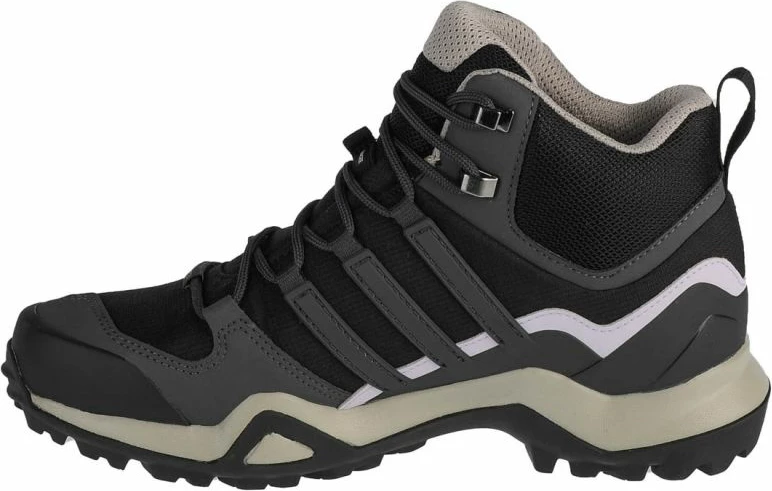 Planinski tekaški čevlji adidas Terrex Swift R2 Mid GTX, črni
