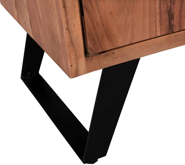 Bife FH8176 Fansi iz masivnega lesa akacije naravni 150x45x86 cm