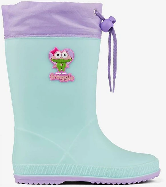 Otroške škornji Coqui, vijolično in zeleno