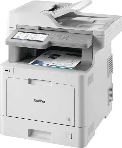 Barvni laserski večfunkcijski tiskalnik, Brother MFC-L9570CDW, A4, WiFi, zaslon na dotik, bel