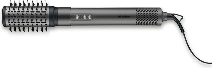 Električna krtača za lase Severin WL 0683, 1500 W, 4 nastavki, antracit/srebrna
