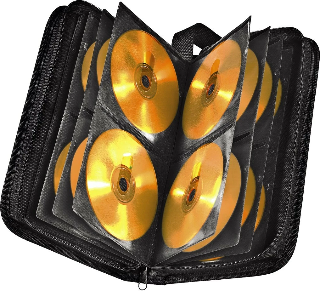 Etui za 104 CD, najlon, črn, Hama 11617