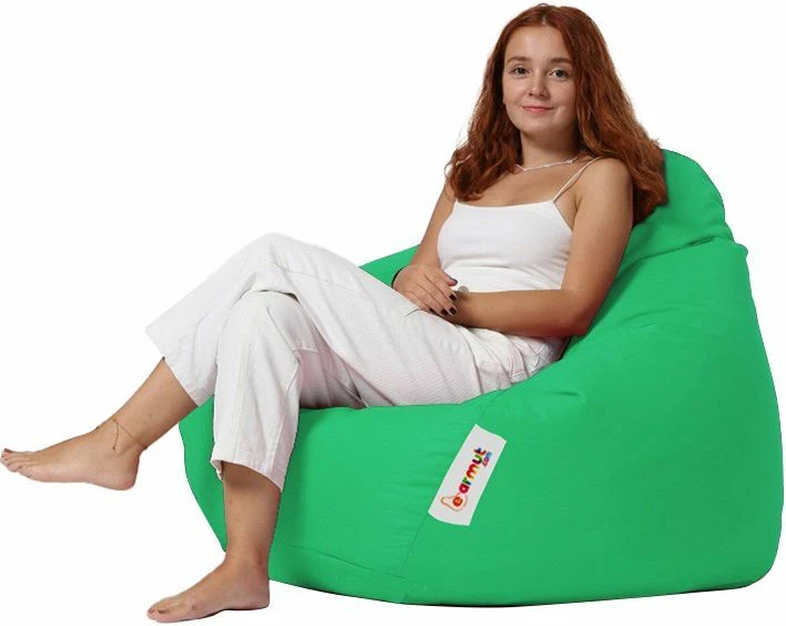 Velika vrtna vreča za sedenje, Premium XXL, zelena
