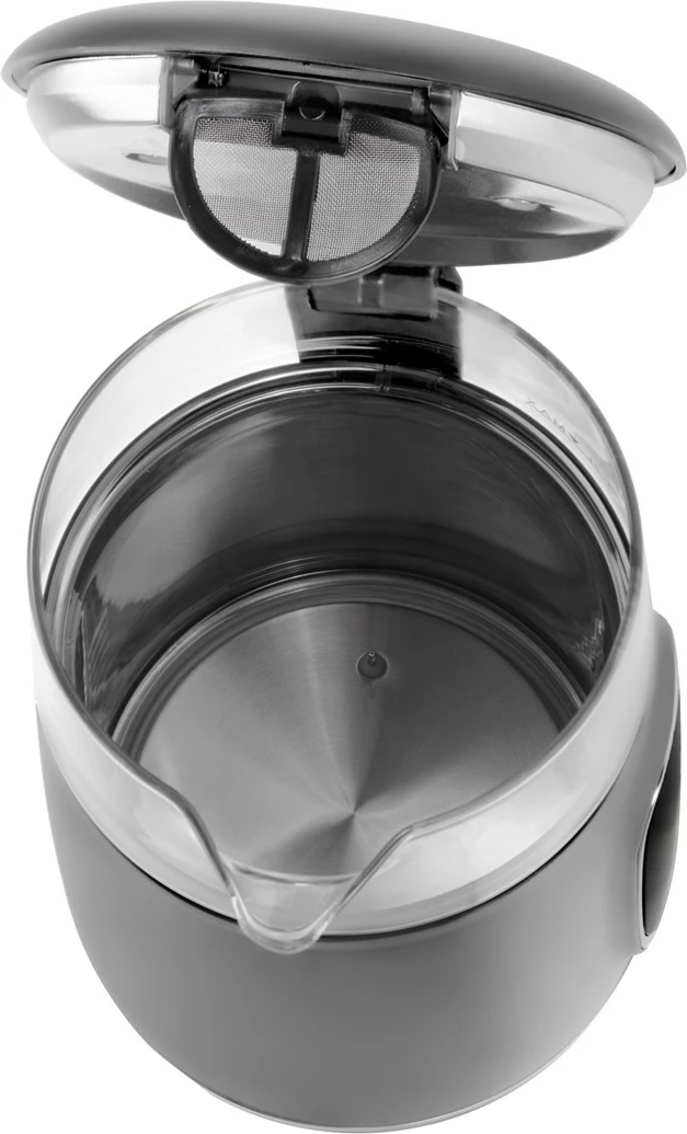 Vrelovnik vode, 1,7 L, LED, siva Adler AD 1305gs