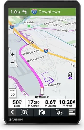 Navigacijska naprava za tovornjake Garmin DEZL LGV810, 32GB, 9", črna
