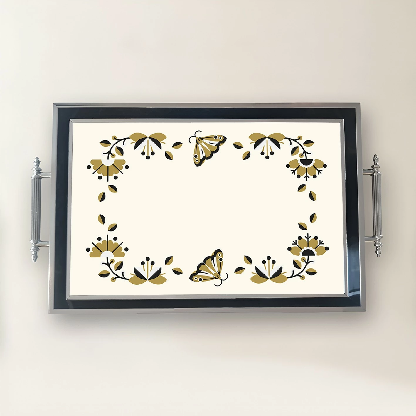 Pladenj iz stekla, dizajn Aberto TPG9930, večbarven