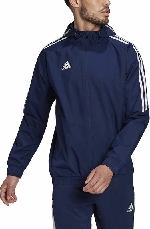 Jakna za nogomet adidas Condivo 22, moška, temno modra