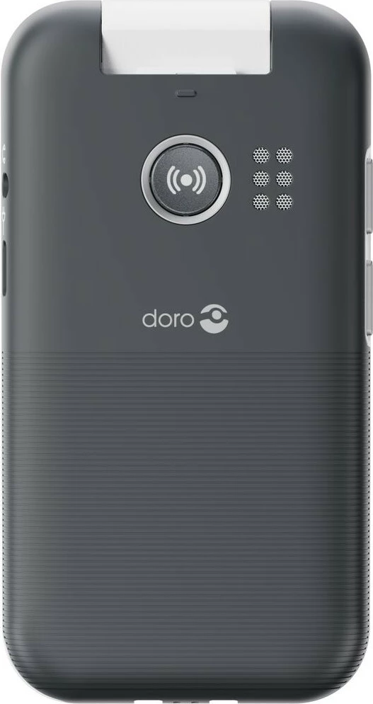 Clamshell mobilni telefon Doro Leva L30, 2,8", 2 MP, 1150 mAh, črn, bel
