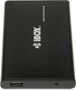 Ohišje za 2,5" HDD iBox, črno