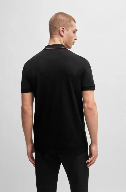 Polo majica za moške Boss, črna