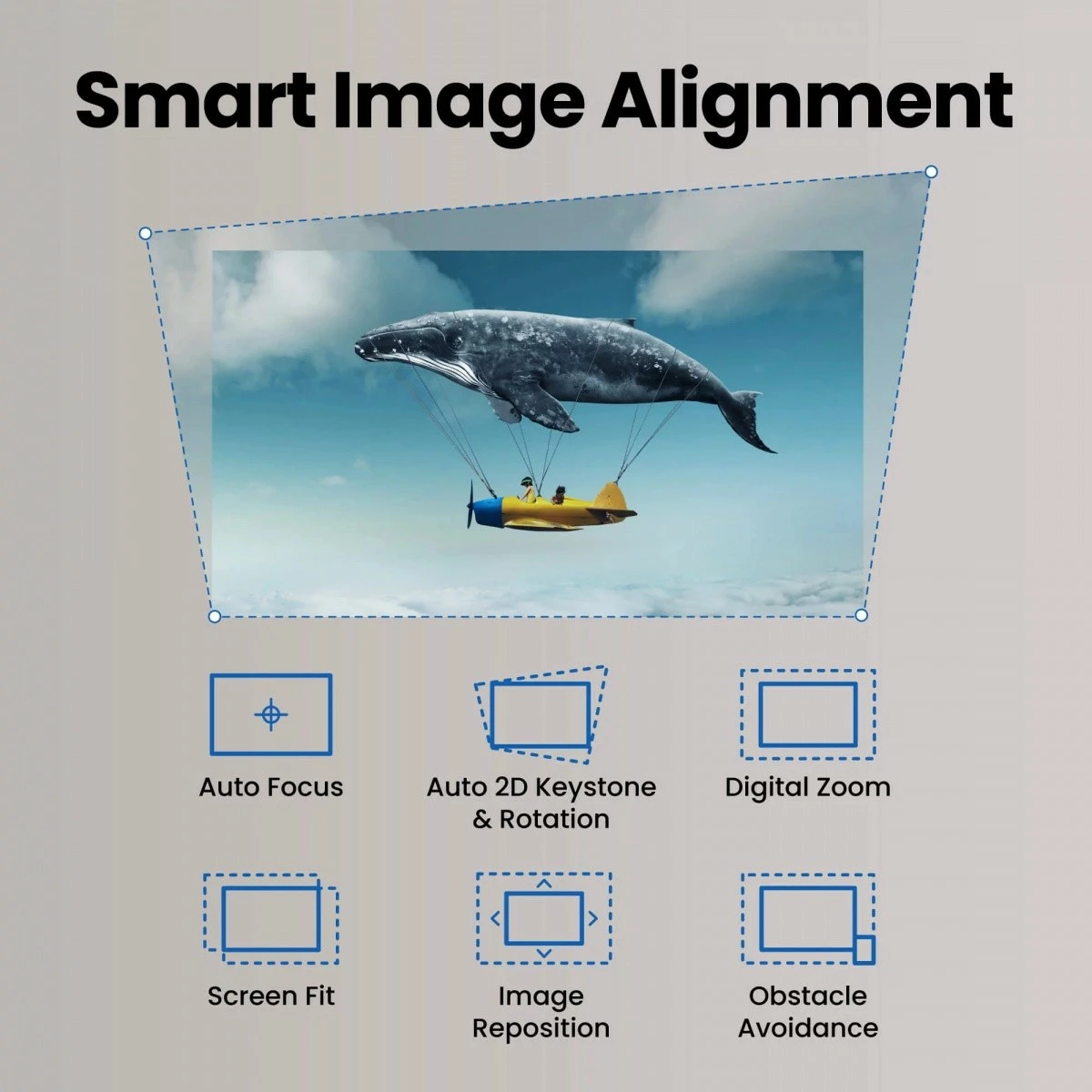 4K LED projektor, BenQ GP520, 2600 ANSI lumnov, HDMI, črn