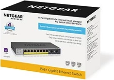 Managed L2/L3/L4 Gigabit Ethernet z Power over Ethernet (PoE) NETGEAR GS110TP, siv