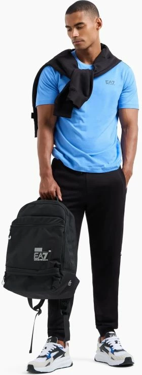 Športne hlače Emporio Armani, moške, črne