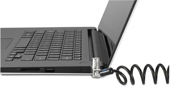 Varnostni kabel za prenosnik ClickSafe 2.0 N17 Slim Kensington z ključem, 1,8 m, črn/srebrn