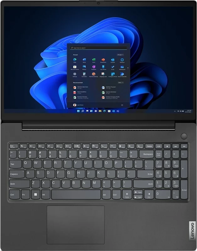 Prenosnik 15,6" z AMD Ryzen 3 7320U, 8 GB RAM, 256 GB SSD, črn — Lenovo V15 G4 AMN