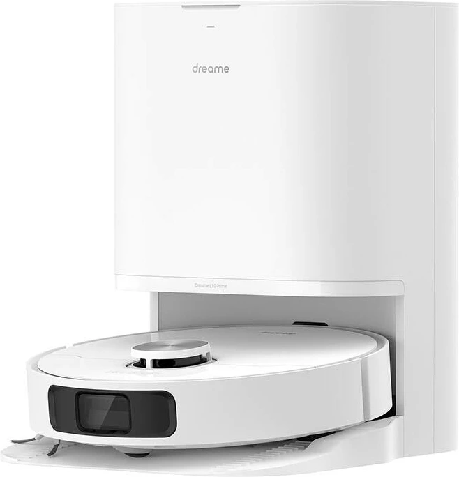 Robot sesalnik in mop, 4000 Pa, 5200 mAh, LDS, samodejno čiščenje, bel Dreame L10 Prime