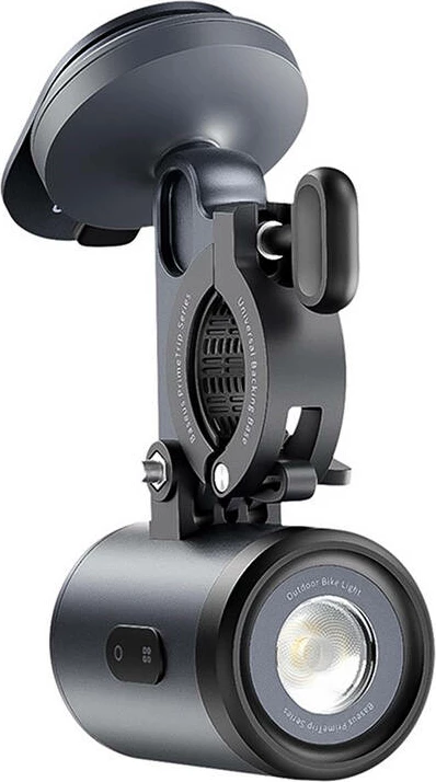 Držalo za telefon z LED lučjo Baseus PrimeTrip 2-v-1, črno