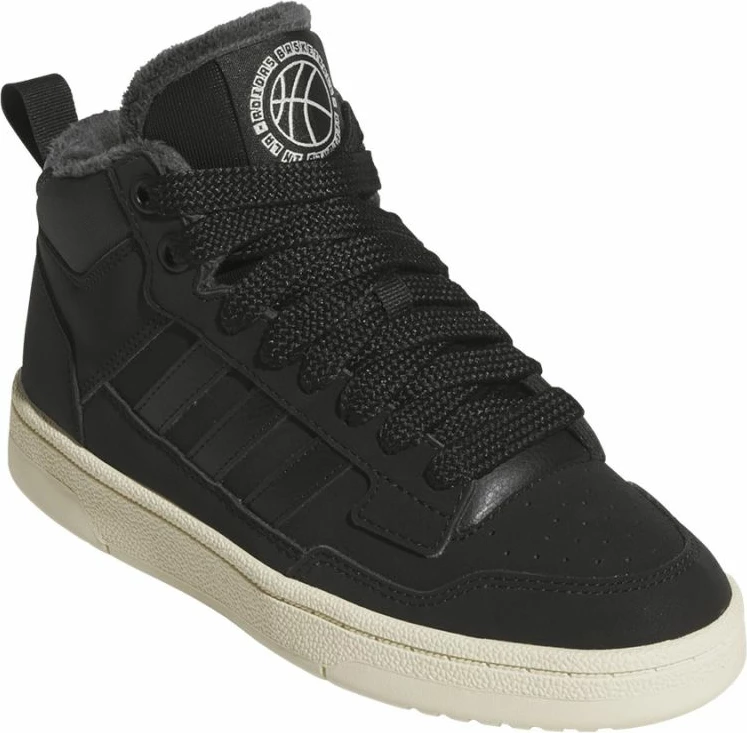 Superge za ženske in otroke, črne adidas Rapid Court Mid Winterized Jr JR1027