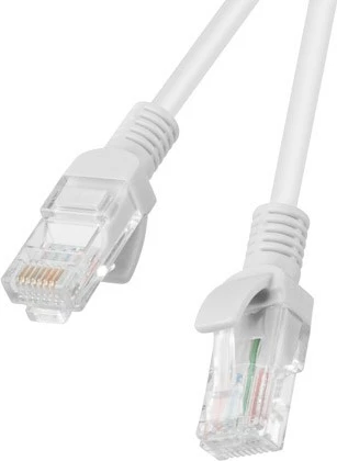 Patchcord LANBERG RJ45, CAT 5E, UTP, 15 m, sivi