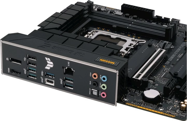 Matična plošča ASUS TUF GAMING B760M-PLUS D4, Intel, LGA 1700, DDR4, 128 GB
