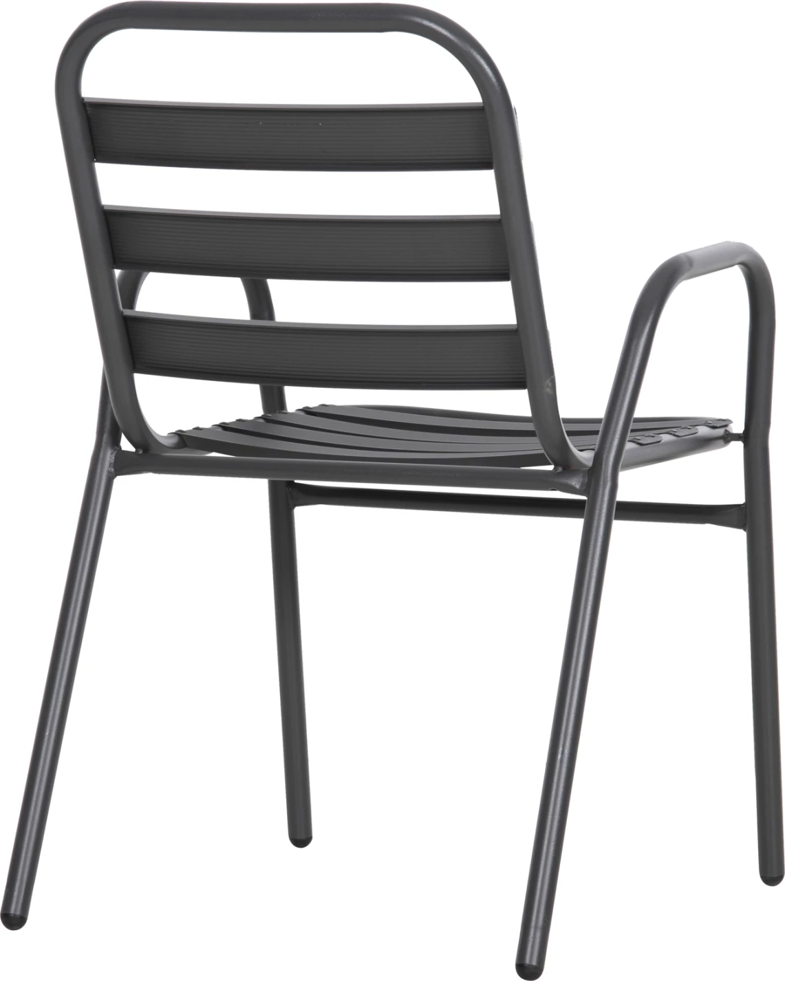 Stol prelude FH5970.01 kovinski okvir-aluminij sedež in naslonjalo-siv 54x56x79H cm