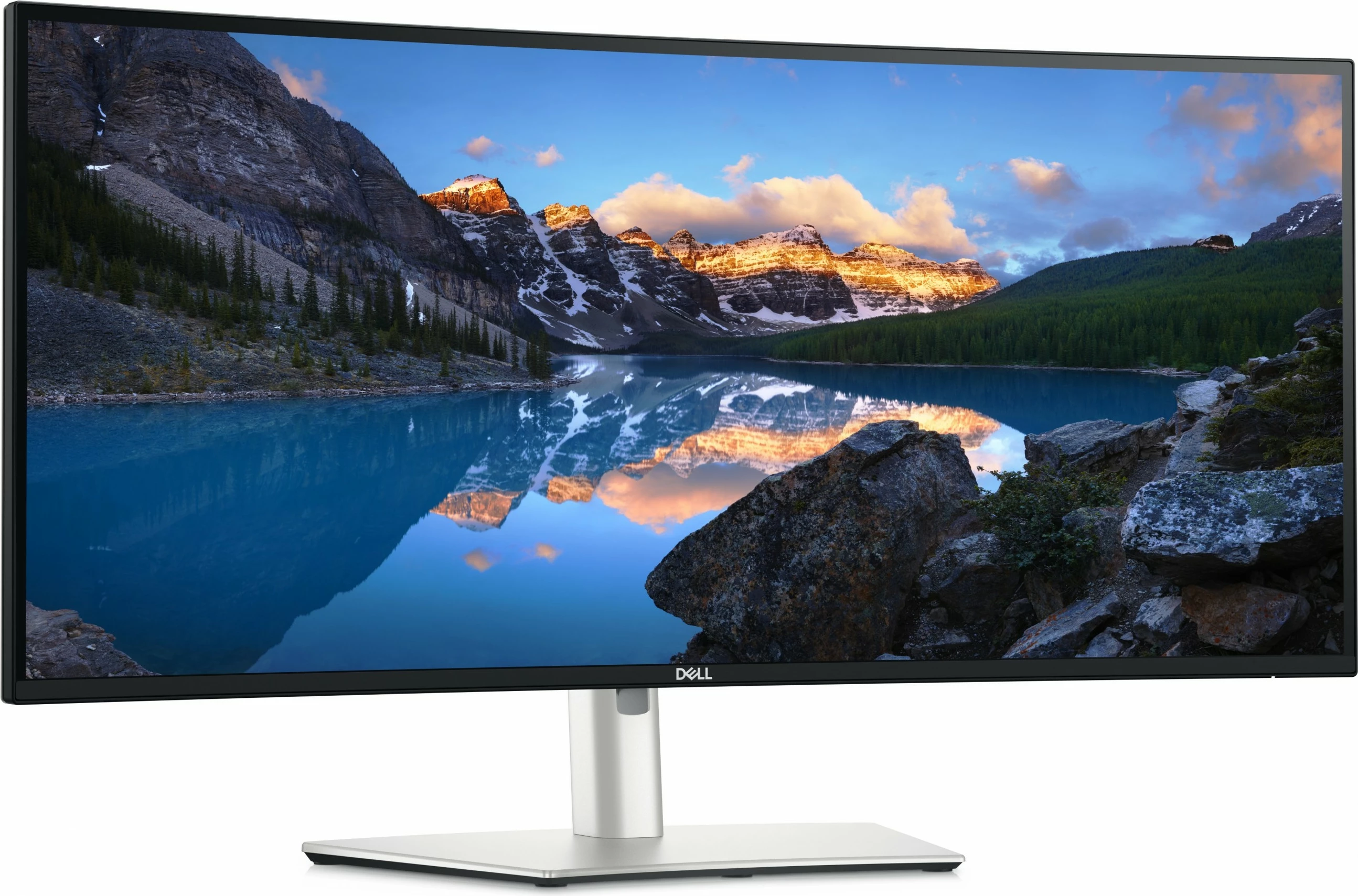 Ukren zaslon 34" UltraSharp DELL U3425WE, Wide Quad HD, srebrn